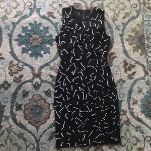 Fun black and white dress